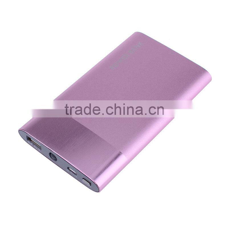 Super high-end business gift ultra slim business gift 6000mah power bank aluminium shell business gift