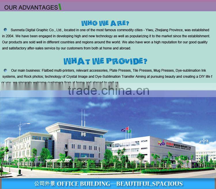 Sunmeta manufacturer Sublimation personalized photo crystal ,high quality blank crystal