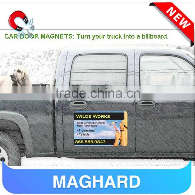 flexible novelty car door magnet