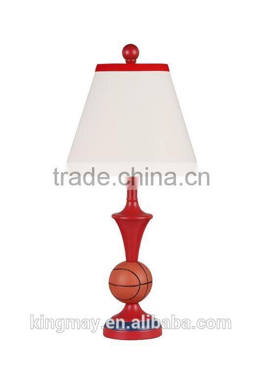 Kids table lamps for any sports fan in boys bedroom