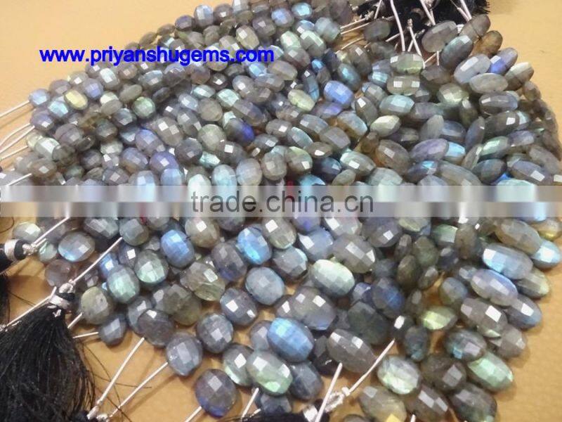 Crafted of 10 x 14 mm long oval shape, 6 natural stones with 100% length