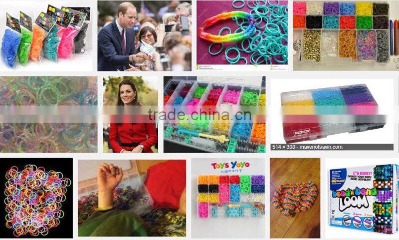 Loom Bands/ Rubber Bands/ Paper Box and Plastic Box Loom Kit