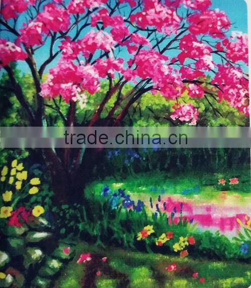 Waterproof Cotton Canvas Matt 380gsm 10S*10S white back Digital eco-solvent pigment Dye