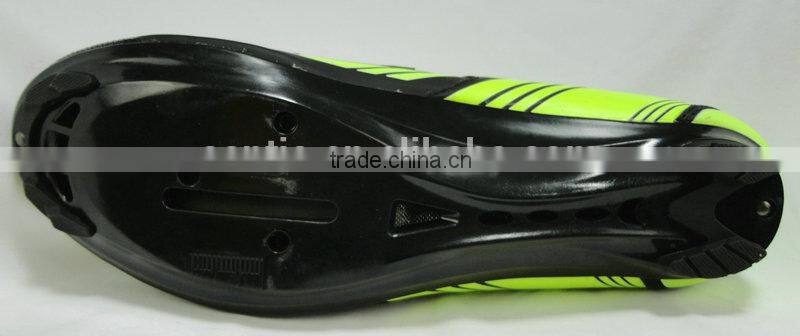 2016 OEM road cycling shoes route with 3 straps compatiable with look SPD pedal black fuxia