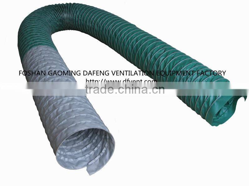 Heat Resistant Combined flexible spiral duct for heating units 350Celsius