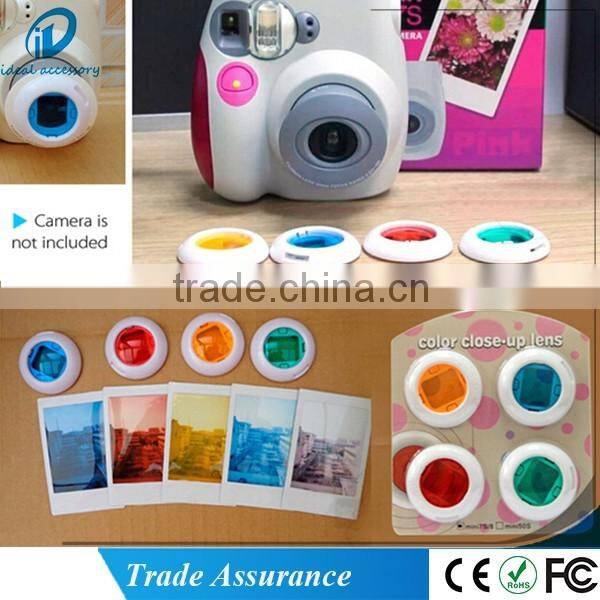 Colorful Close-Up Lens for Fujifilm Instax Mini8 7S Instant Film Cameras