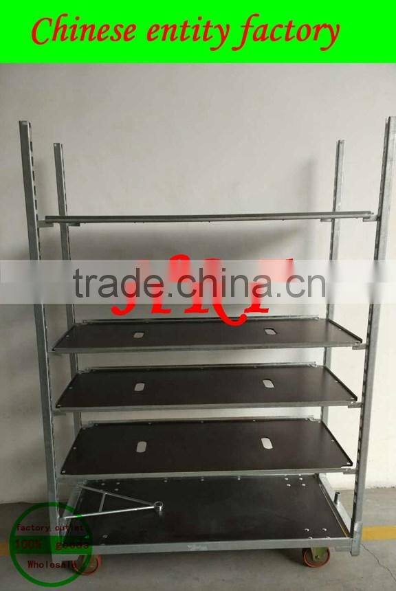 Display Garden Flower Cart for Sale hand cart Plywood Flower garden Cart TC020 danish trolley hand trucks for sale