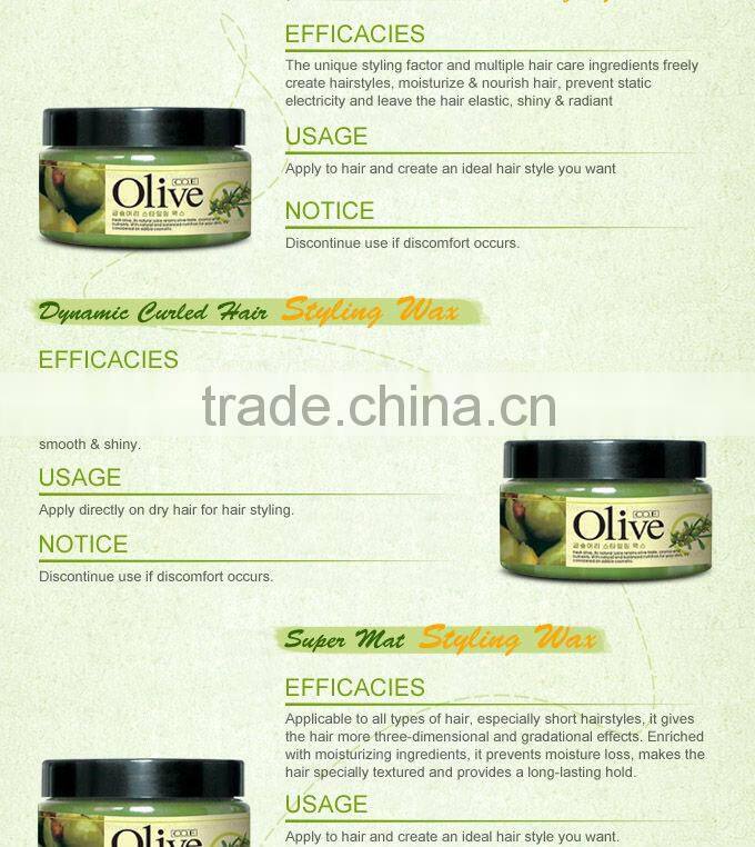 100g Olive Hair Styling Gel Wax