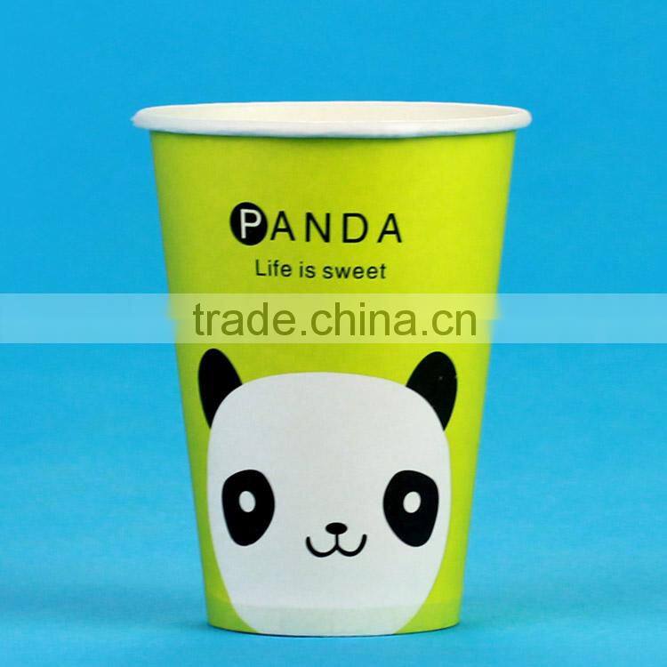 Animals pattern design disposable paper beverage cup12oz 0013