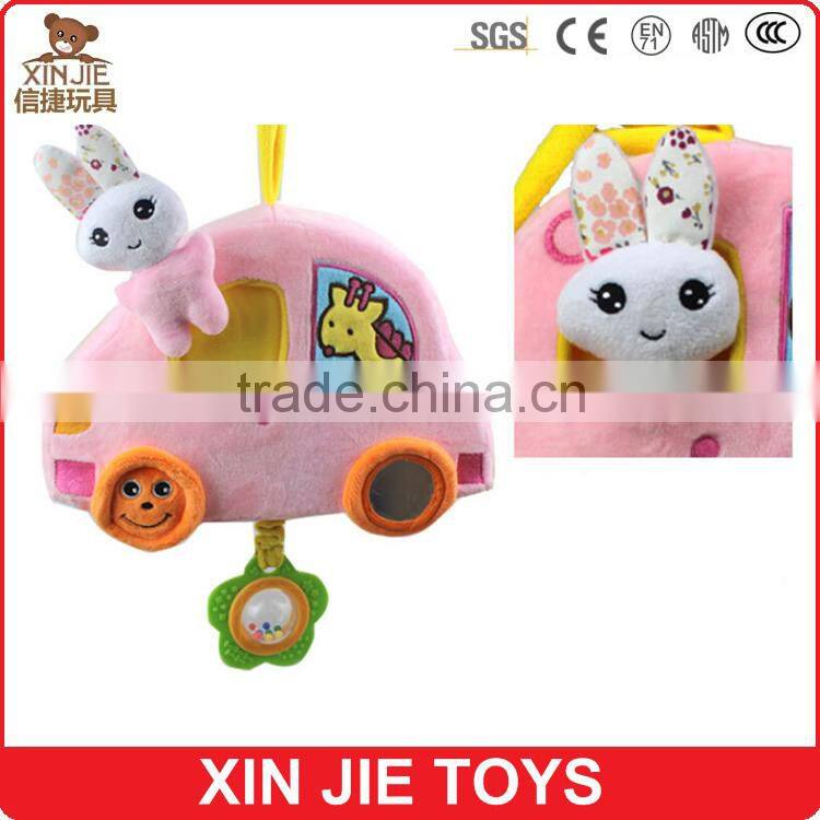 custom plush hanging musical baby musical toy