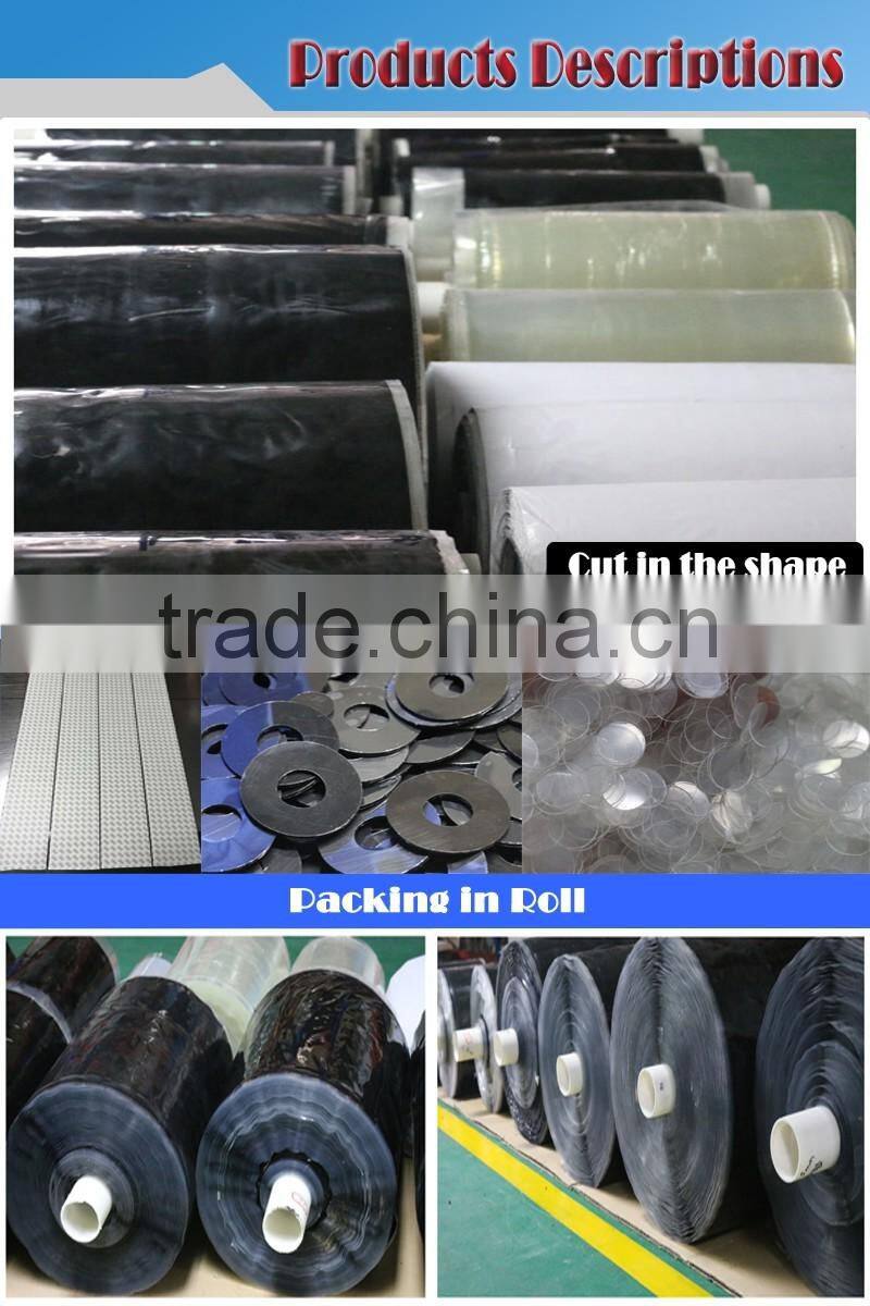 Custom shape reusable adhesive gel pads anti slip mat roll