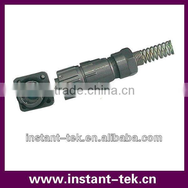 metal panel socket and cable female waterproof