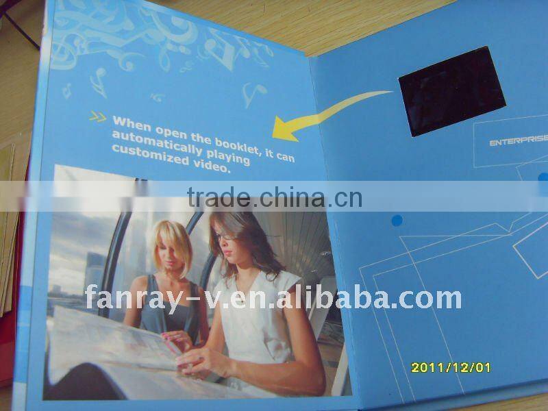 2.4'' video greeting card display