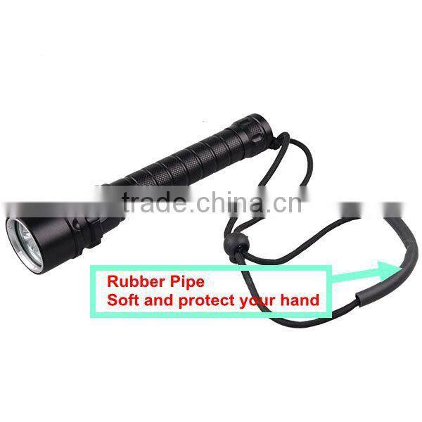 3* XM-L2 LED high lumen LED Diving Flashlight For Scuba Diving Equipment