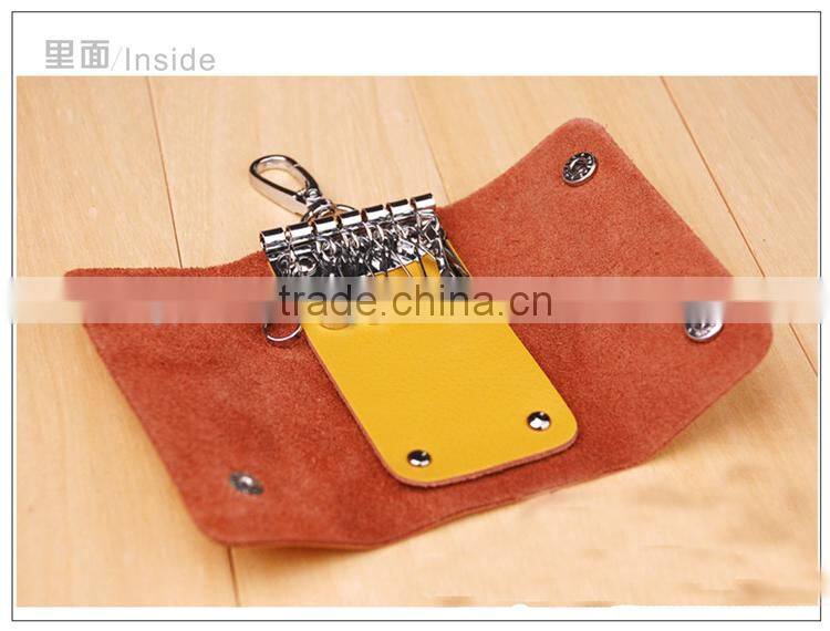 lady key pouch cow leather holder genuine leather key pouch