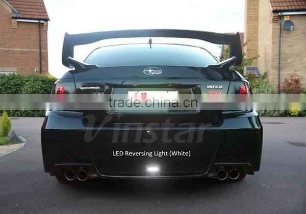 Clear/Smoked /Red Lens 3-In-1 LED Rear Fog Light Assembly Kit (Tail, Brake, Backup Reverse Light) For Su.baru Impreza WRX STI