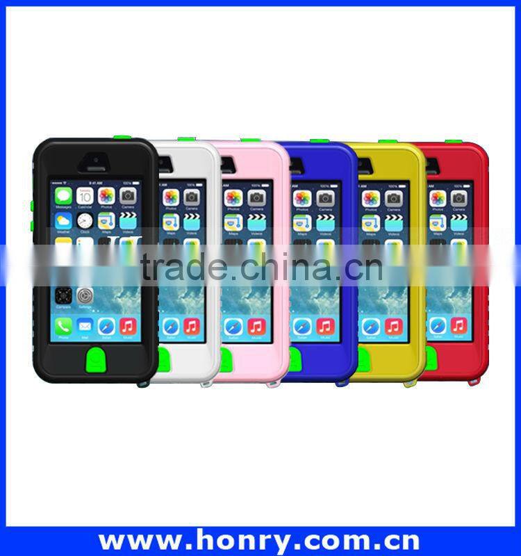 Latest colorful waterproof case with keybord for iphone 4, waterproof phone case