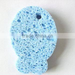 bath sponge , kids cellulose fish sponge
