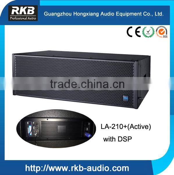 LA-210 2 way line array speakers /double 10'' empty line array box