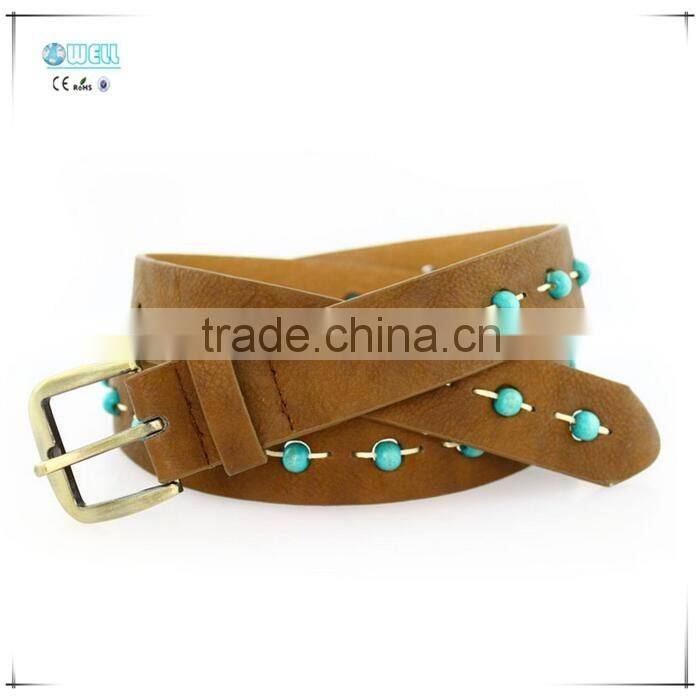 Hotsale Wholesale Custom Causal Designer Lady Pu Belt Cheap Wide Waistband Belt