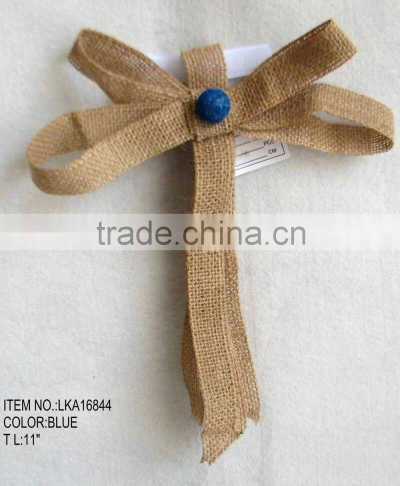 handmade artificial flowers burlap butterfly christmas decorations ornament