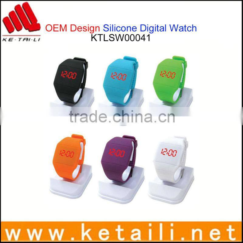 China Unique Design Cheap Silicone Wrist Watch Factory Supply Manufacturer