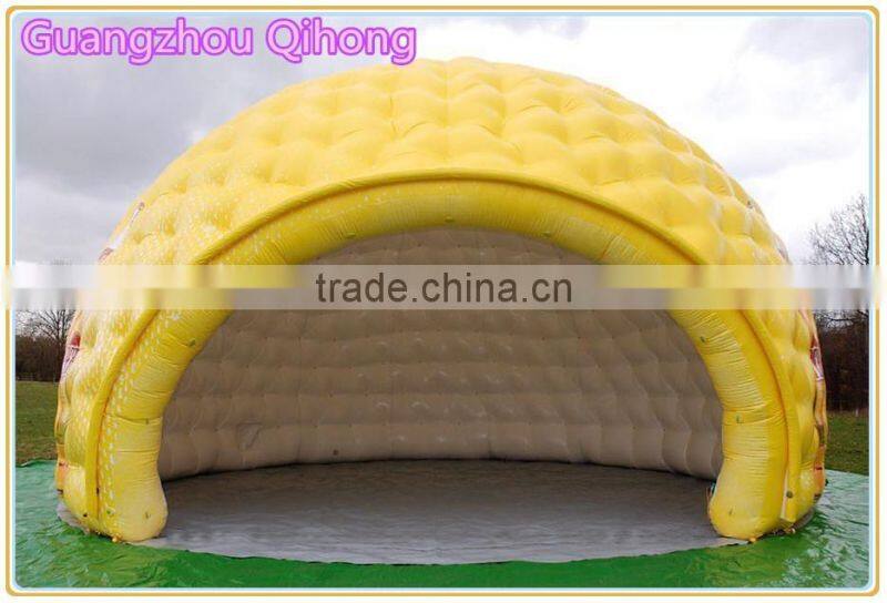 Hot selling outdoor giant inflatable wedding tent, inflatable clamshell for event