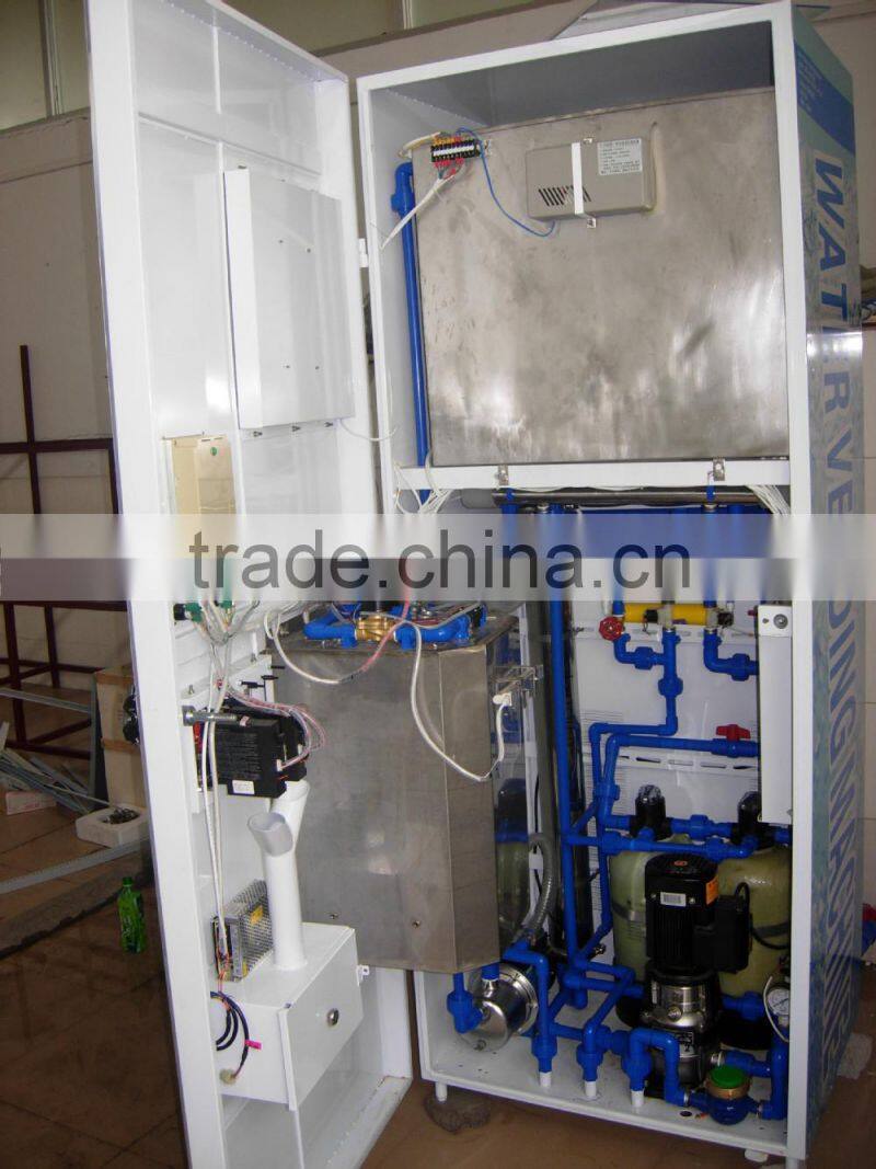 water vending machine with IC card and coin operation for 3-5 gallon bottle