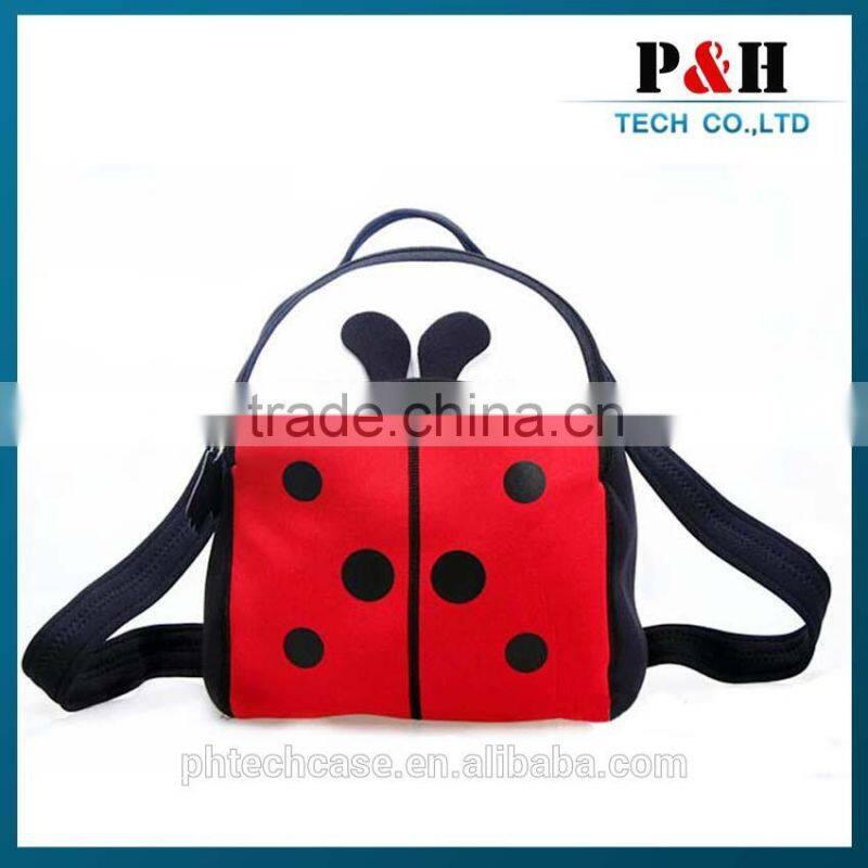 New designs neoprene novelty animal kids school bag
