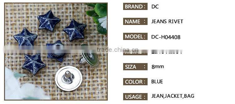 China button manufacturer for garment metal snap rivet