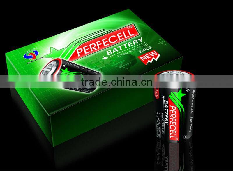 Shandong dry cell battery company/corporation for r20