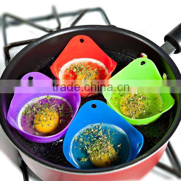 Kitchenware silicone egg poacher