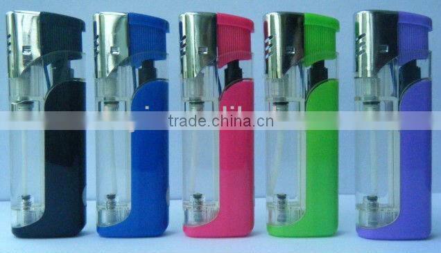 windproof led lighter with flash and high quality