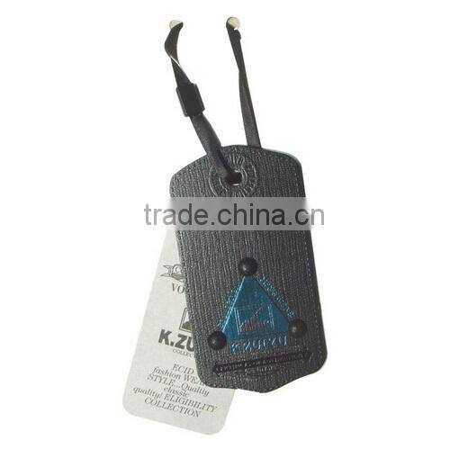 Thick brown board hang tag printing