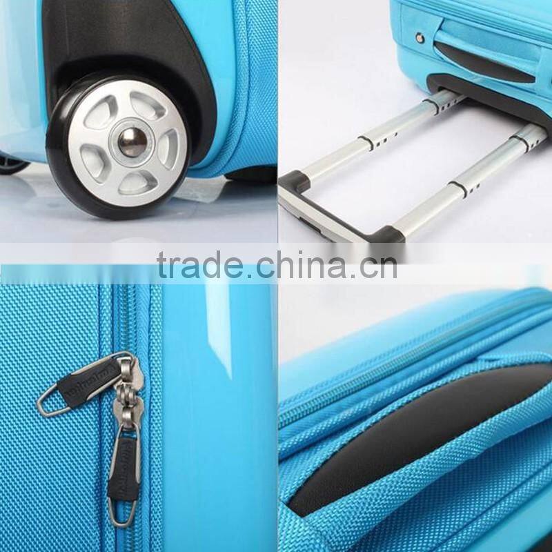 16 Inch Kid Cartoon Travel Suitcase Kids School Luggage Trolley Bag
