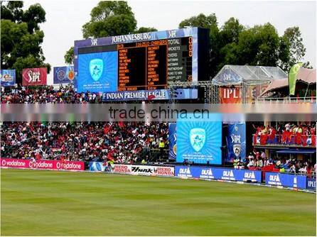 High brightness outdoor DIP stadium p10 led screen stage media TV led screen