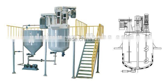 paint mixing tank with agitator