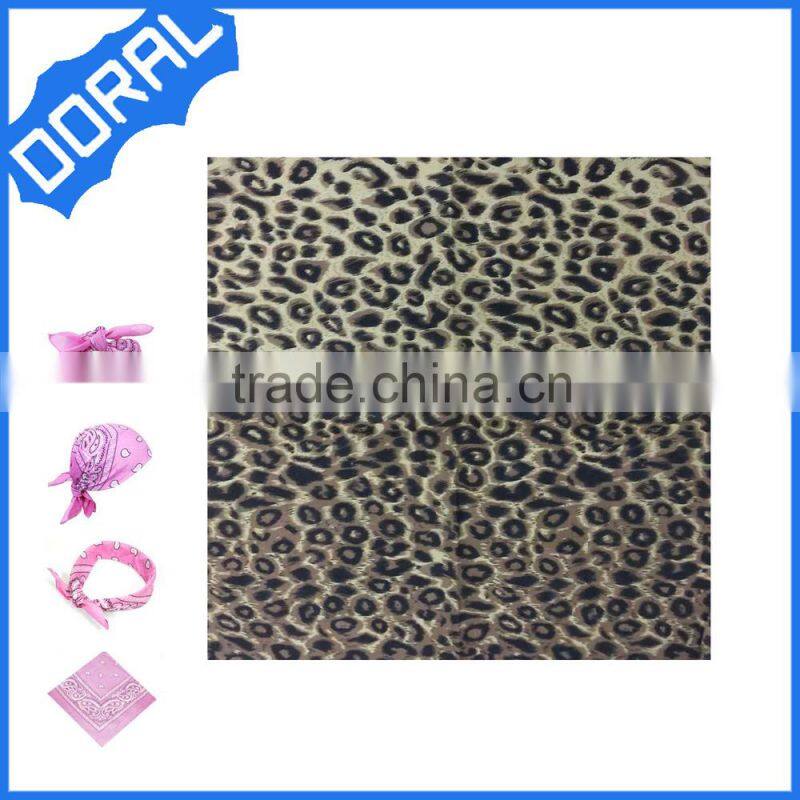 factory selling cheap printed cotton black bandana