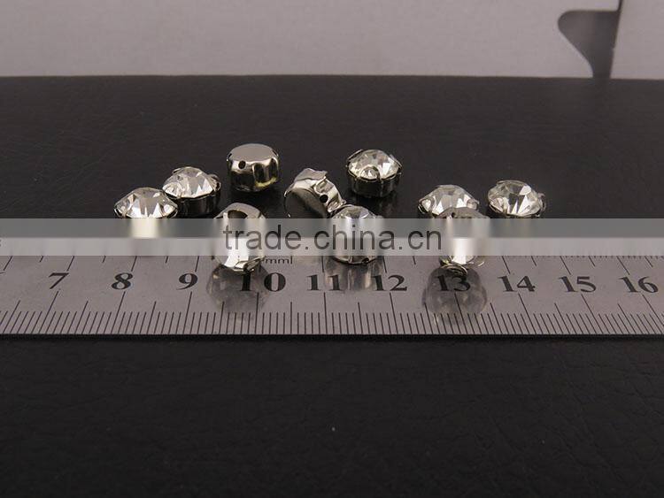 High Quality Rhinestone Crown Embellishments with Brass