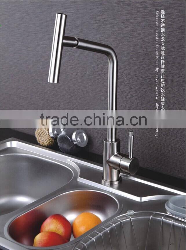 SUZAN(2204) European style lead free SUS304 stainless steel kitchen faucet&tap(2204)