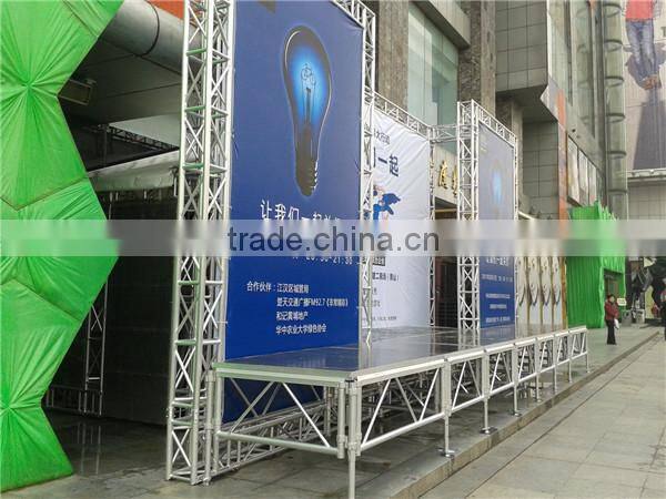 School Portable Indoor Outdoor Folding Stage 1.22*2.44 1.22*1.22