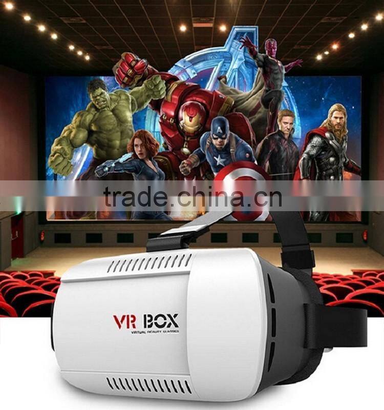 New Version VR Box 3D Movie Game Glasses 3D VR Box Headset with remote control