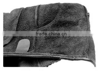 half finger leather driving gloves