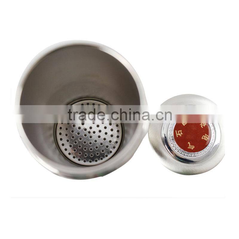 Wholesale Christmas present tourmaline nano alkaline thermos water flask