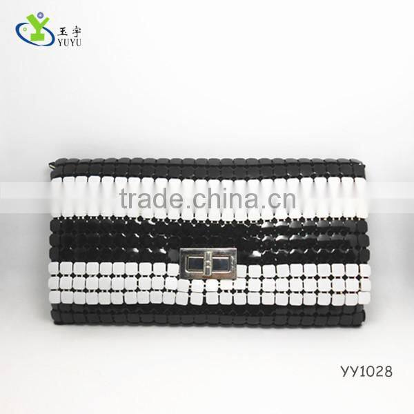 Plane aluminium material Mesh cosmetic bag