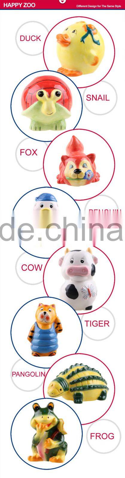 Newest tiger shape fashional style piggy bank ceramic coin bank