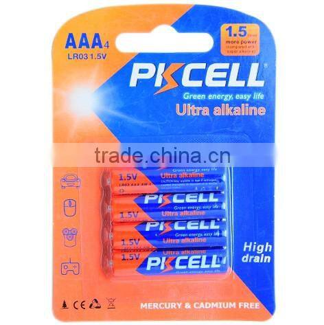PKCELL dry battery n size lr1 alkaline battery 1.5v n size r1 n am5 battery