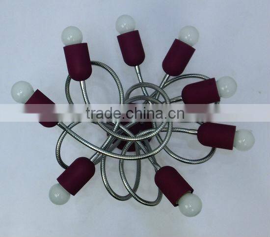 Hot sale special led ceiling lamp design with changing different shapes