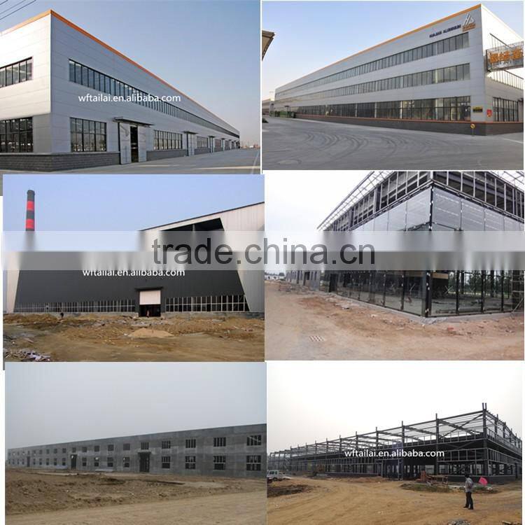 Wide span famous light steel structure workshop