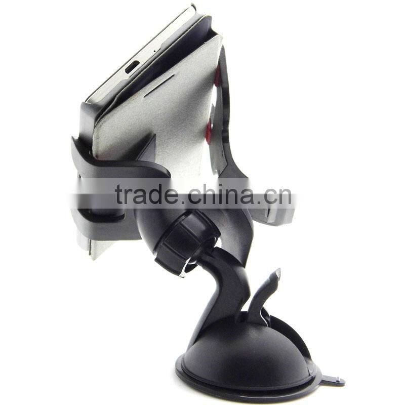Universal 360 rotation flexible car double cup holder for Huawei for HTC